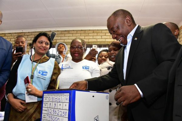 final tally of the South African election
