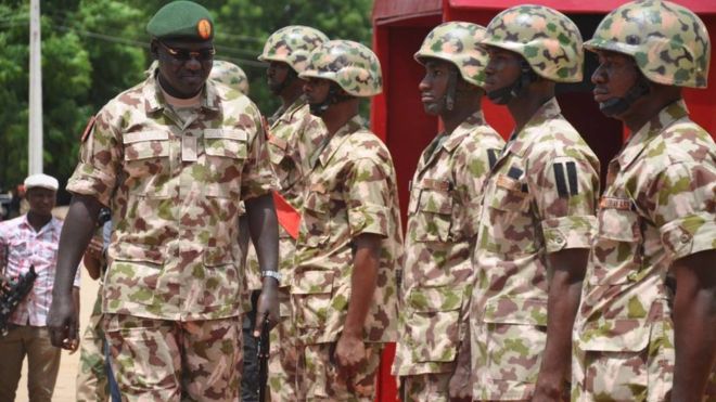 Nigeria as an Army arrangement