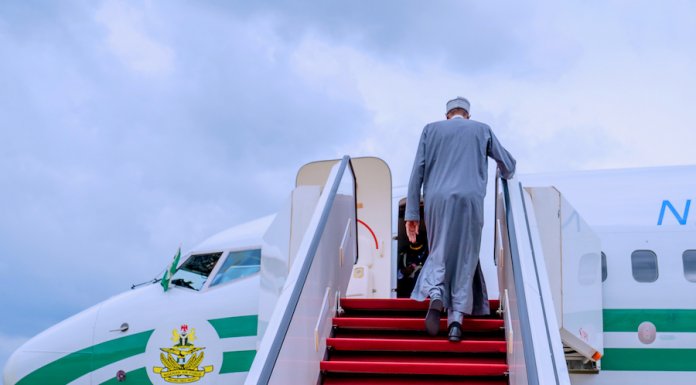 Buhari Departs Abuja for Russia Ahead Of African Summit