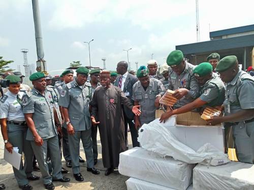 Customs Nabs 15 Smugglers, Seizes 1,645 Bags Of Grains
