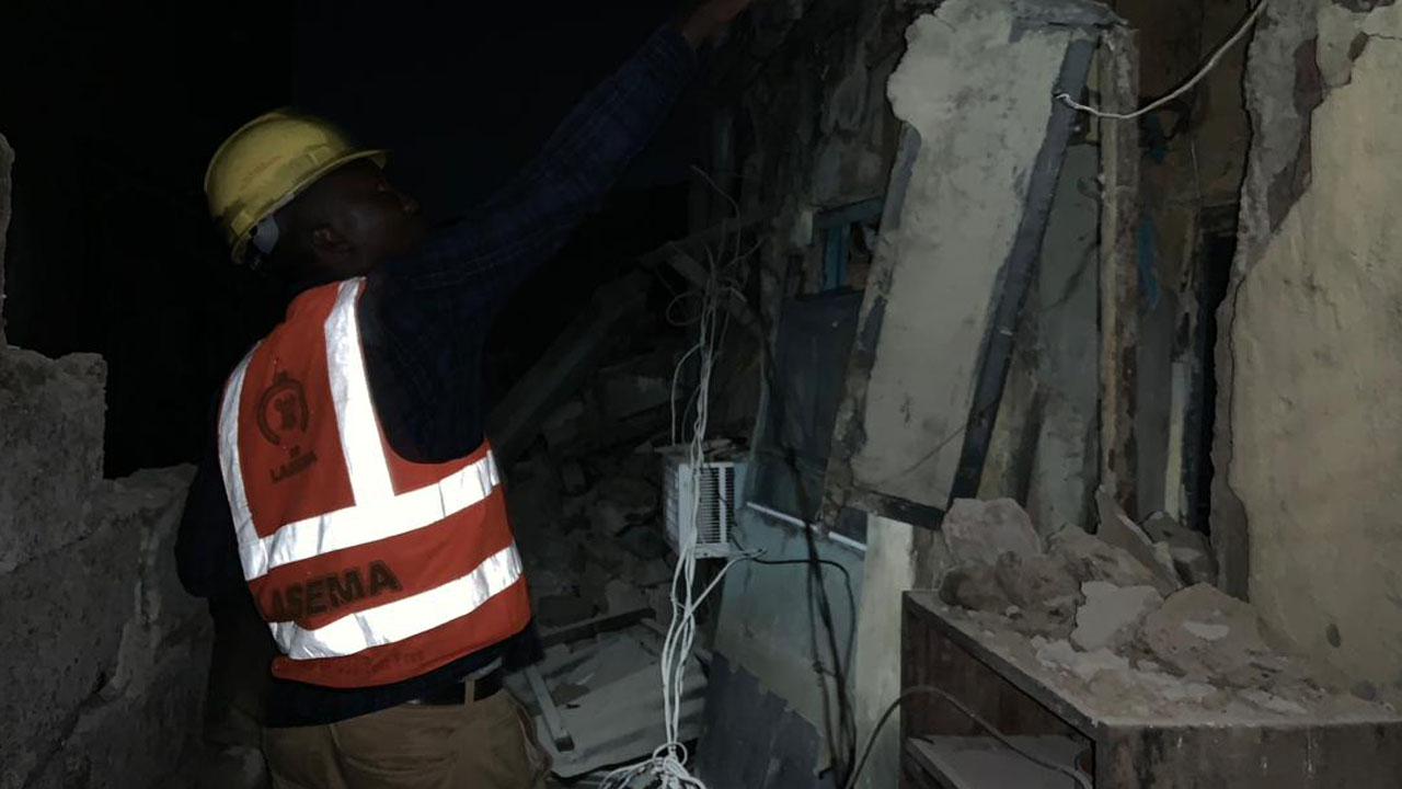 No Casualty As Building Collapse In Ojuelegba - LASEMA