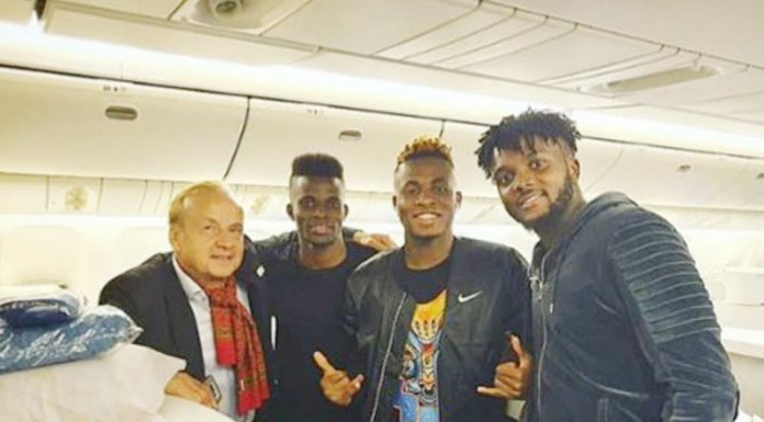 Super Eagles Land In Singapore Ahead Of Brazil Clash