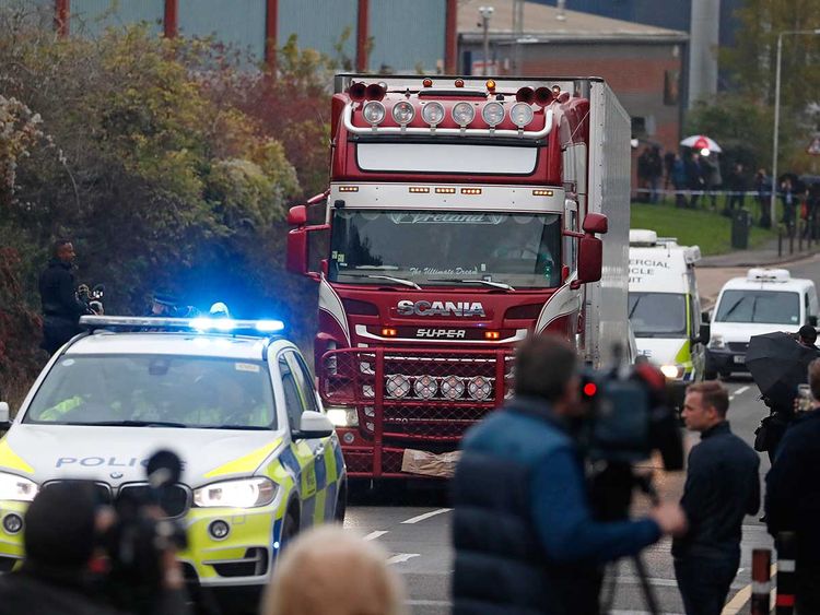 UK Police Search Properties After 39 Found Dead In Truck
