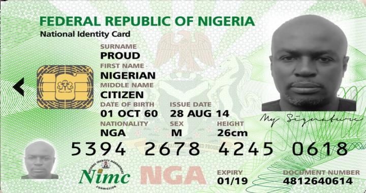 Nigerians To Pay ₦5,000 For National ID Card Renewal