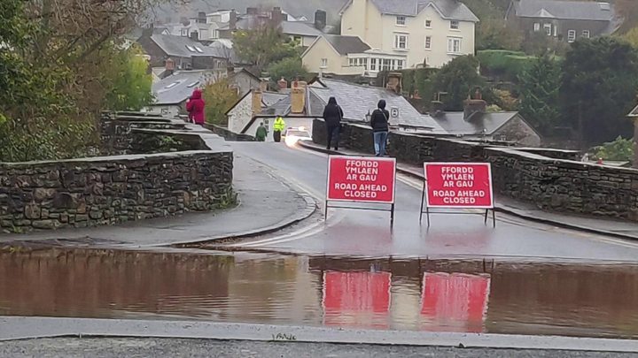 Flooding Causes Travel Disruption In Wales, Staffordshire