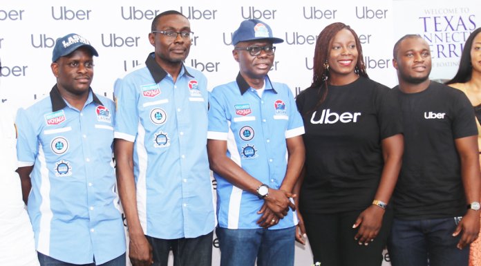 Lagos State Governor Sanwo Olu Flags-Off Pilot UberBOAT