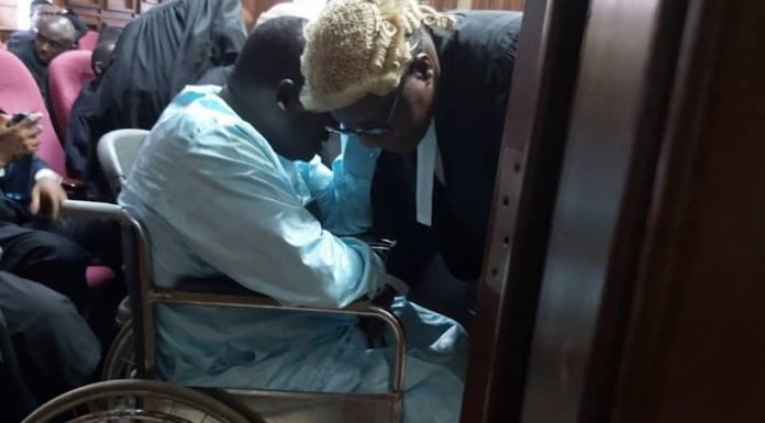 Maina Appears In Court In Wheel Chair For Bail Application