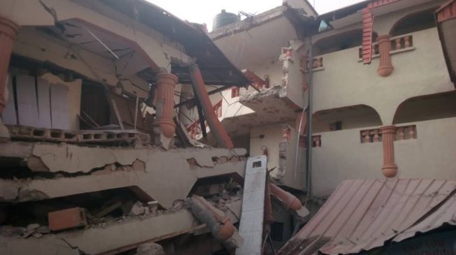 Family Loses 3 Kids As Building Collapses In Ebonyi
