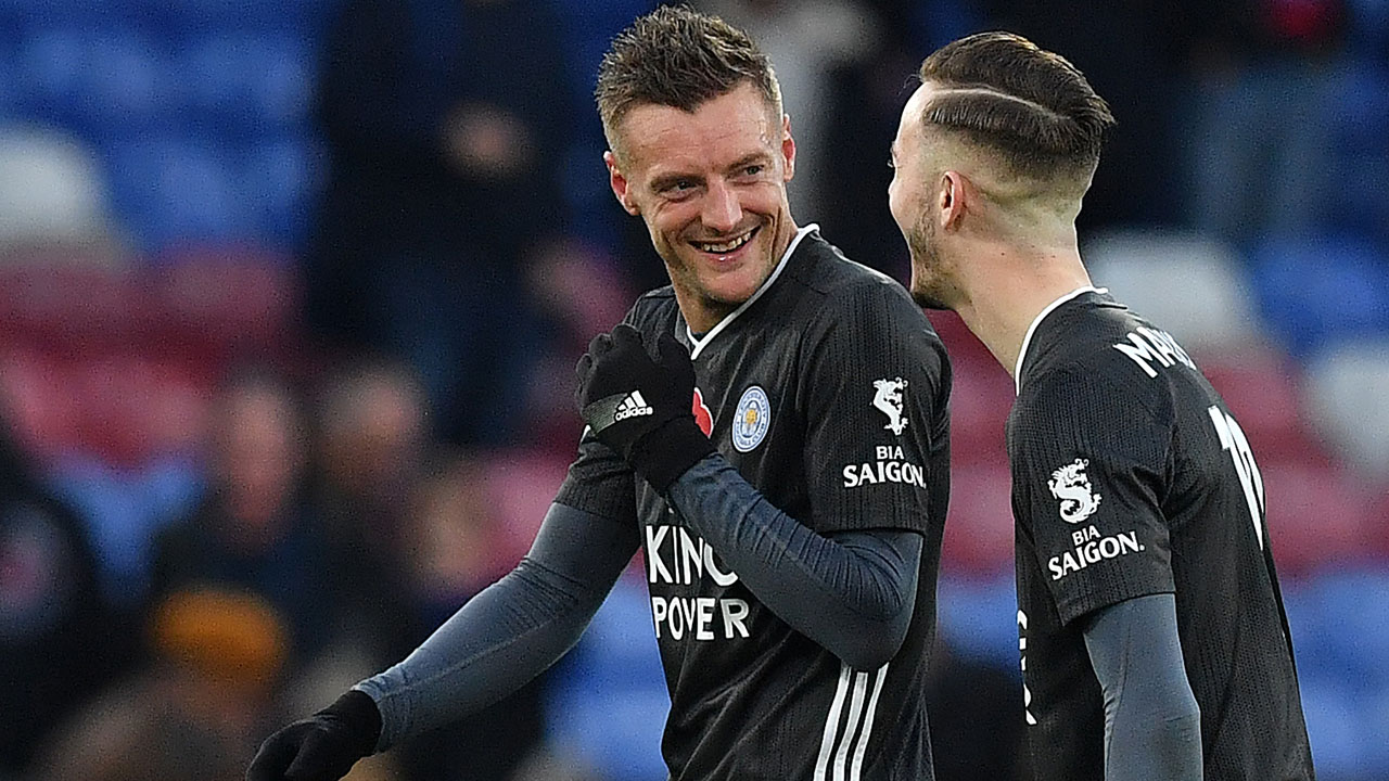 Vardy Playing With A Smile, Says Leicester Boss Rodgers