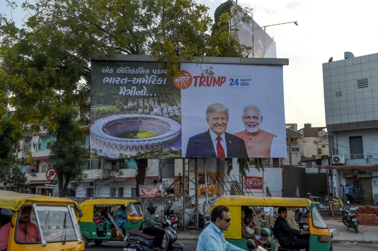 India is gearing up for a visit by US President Donald Trump starting Monday