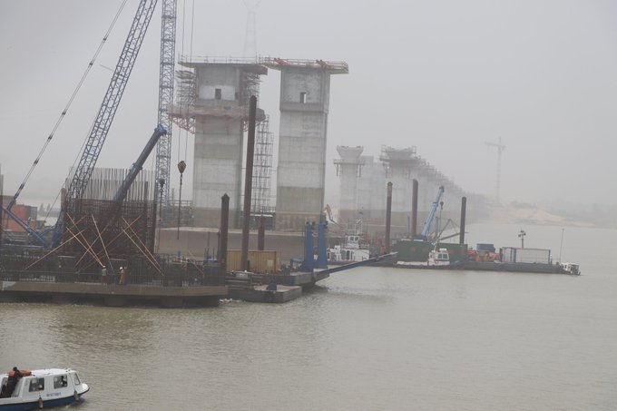 2nd Niger Bridge: work going on on schedule