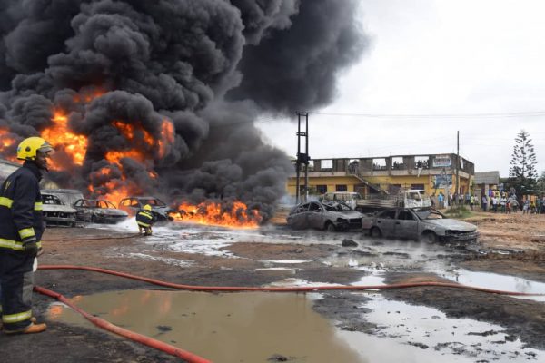 Breaking - Mighty Pipeline Explosion Rocks Lagos