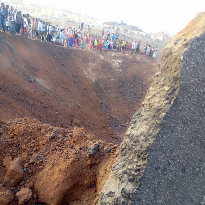 Meteorite Blast In Akure - Governor Akeredolu Visits Scene