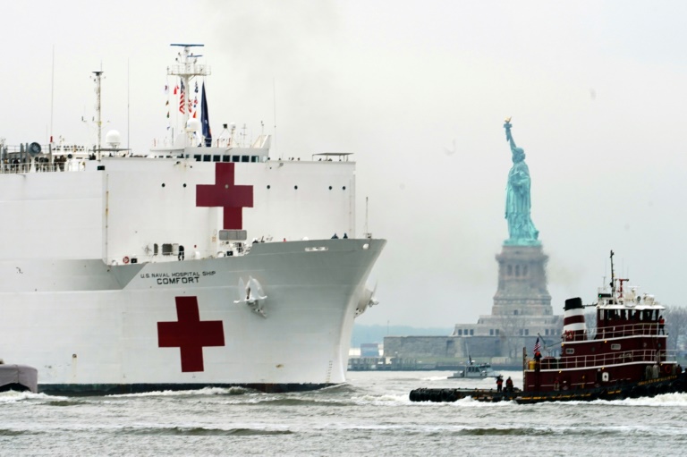 New York Gets Hospital Ship As Coronavirus Accelerates