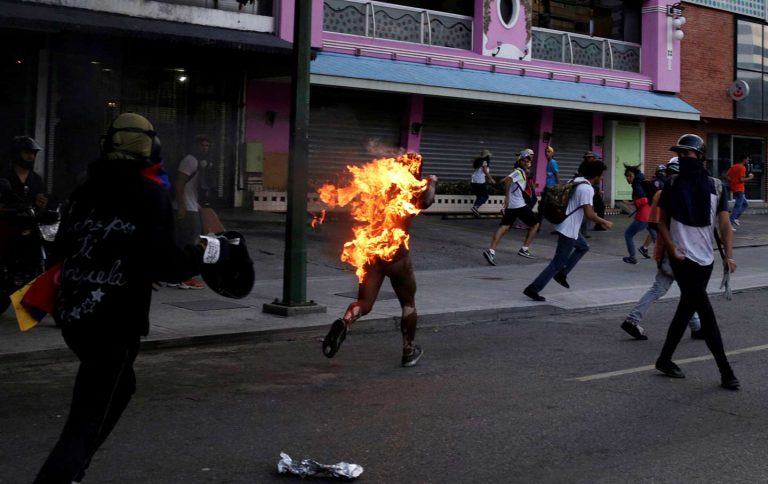 Venezuela Fire - Thousands Of Voting Machines Burned