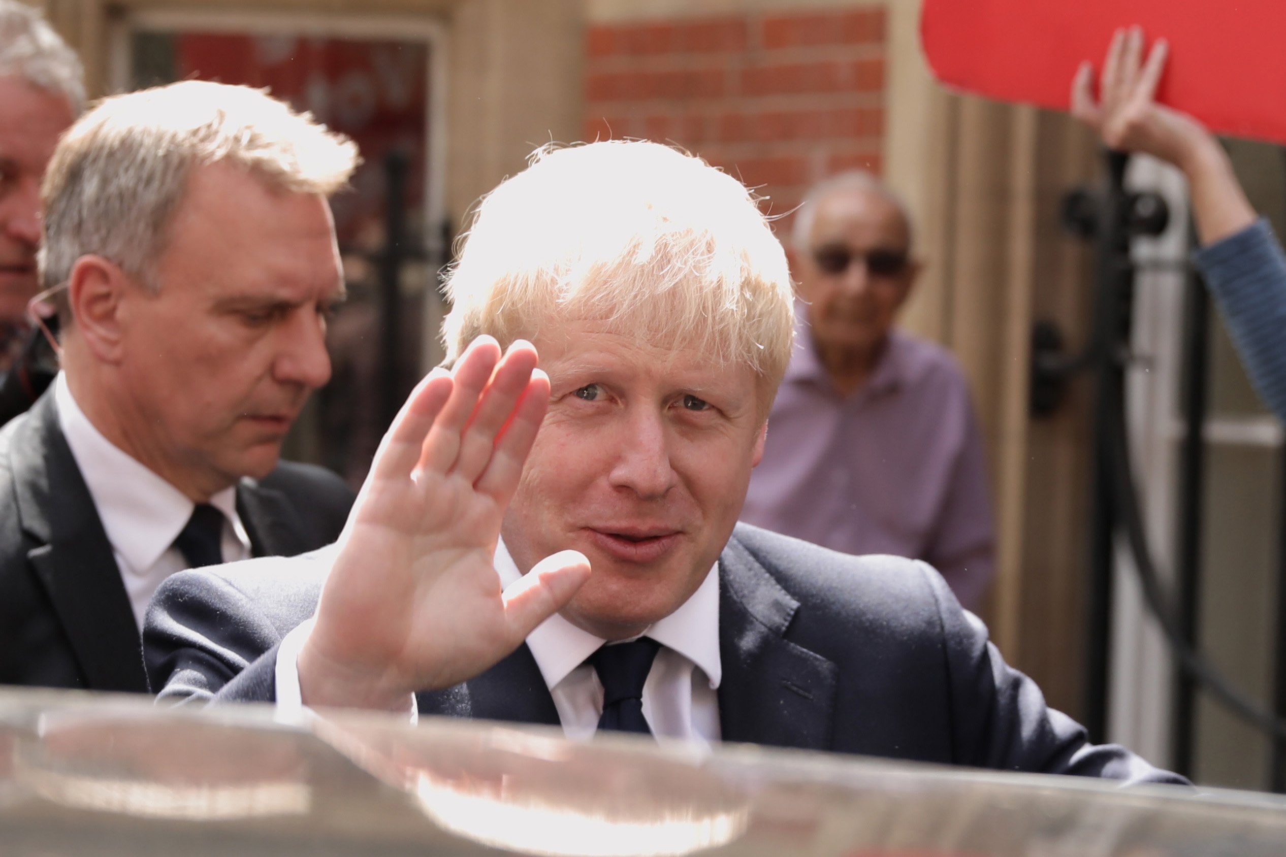 British PM, Boris Johnson Makes First Public Appearance