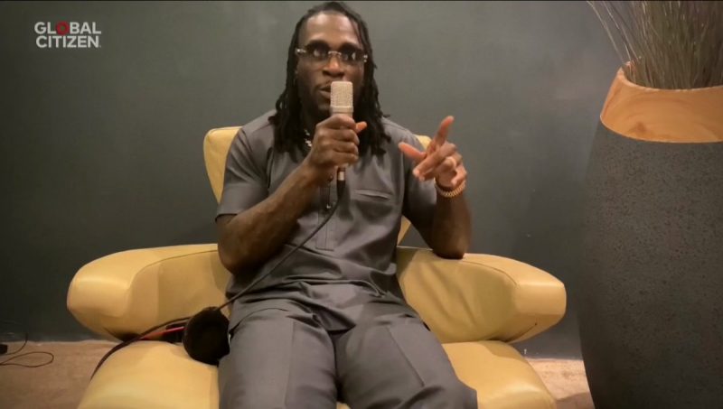 Burna Boy Stars In Virtual Concert For Health Workers