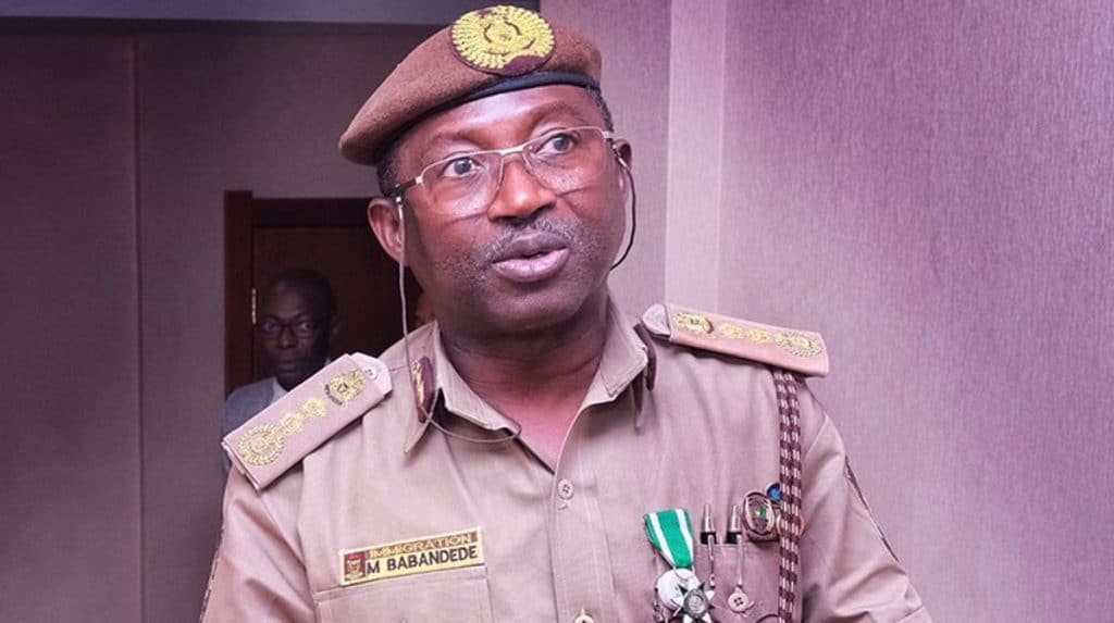 Nigeria Immigration Boss, Babandede Resumes Duty