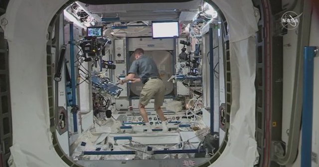 NASA Astronauts Dock At International Space Station