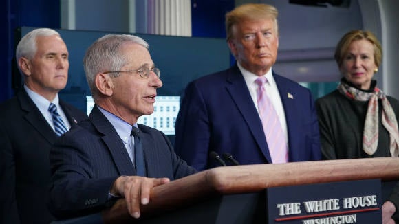 Trump Blocks Virus Expert Fauci From 'House Of Haters'