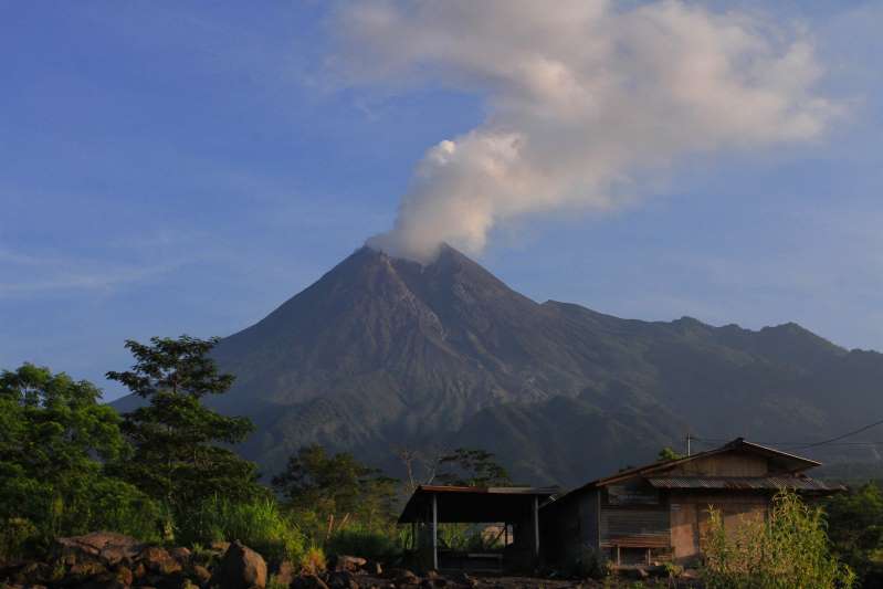 Indonesia's Most Volatile Volcano Spews Ash In New Eruption