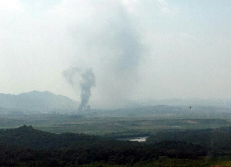 North Korea blows up inter-Korean liaison office near border with South
