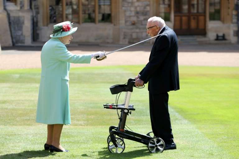British WWII veteran and fundraiser knighted by Queen