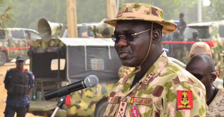 Declare Your Assets, Buratai Directs Senior Army Personnel