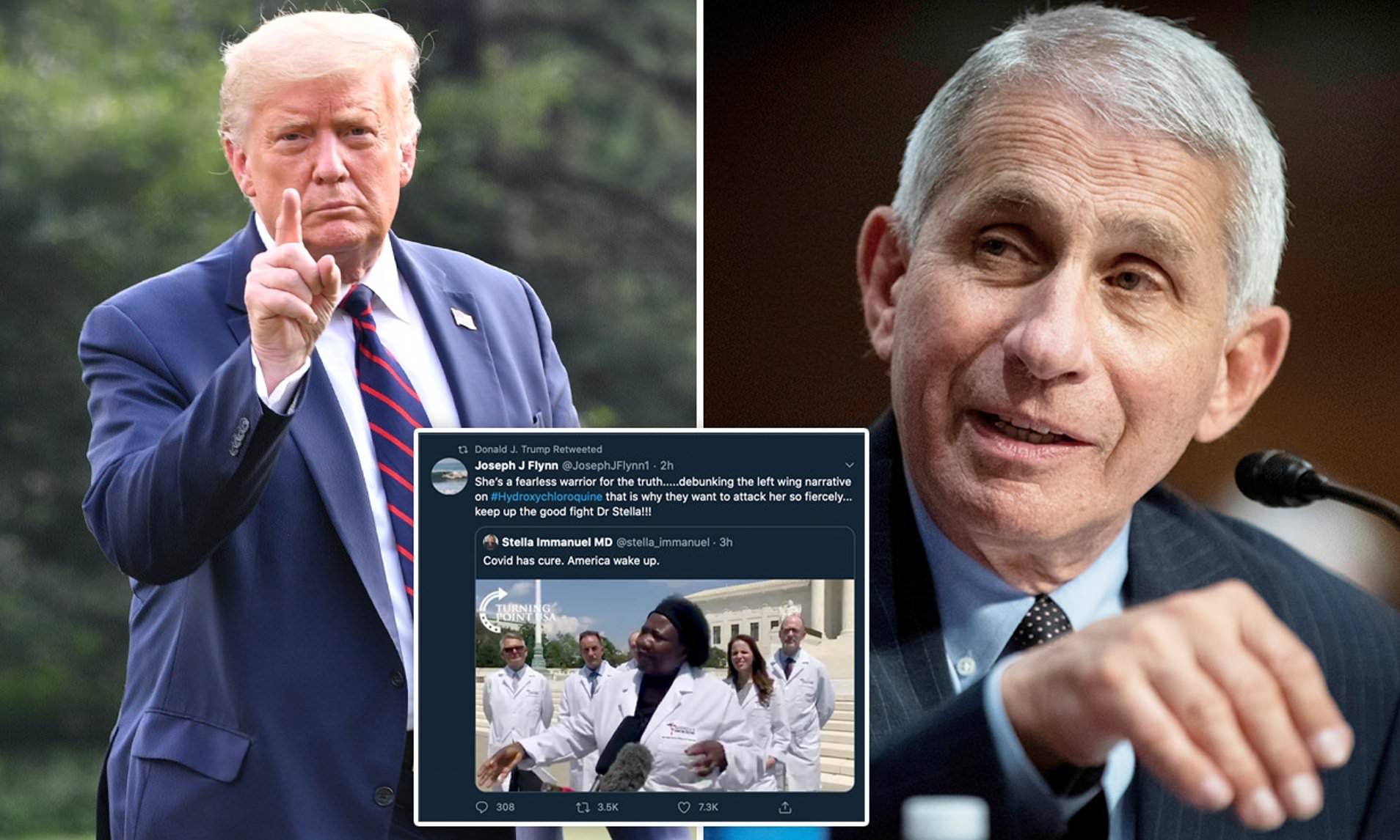 Dr Stella Immanuel - Trump Goes On Rampage Over COVID Claims