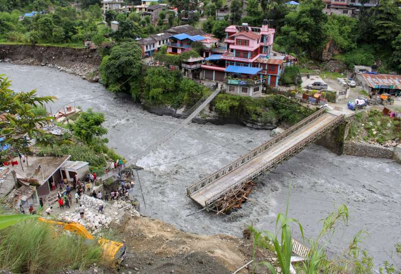 Floods, Landslides Kill 40 In Nepal, Many Missing