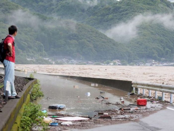 Torrential Rains Hit Japan’s Southern Island, Kill 16