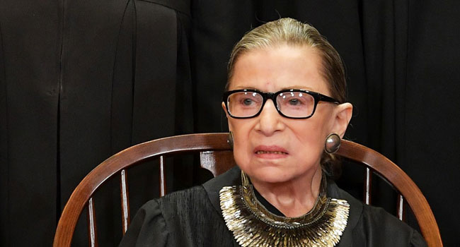 Trump Mourns US ‘Titan Of The Law’ Ginsburg