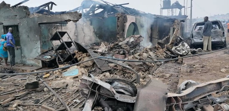 Updated - 30 Injured, 23 Buildings Destroyed In Lagos Tanker Fire