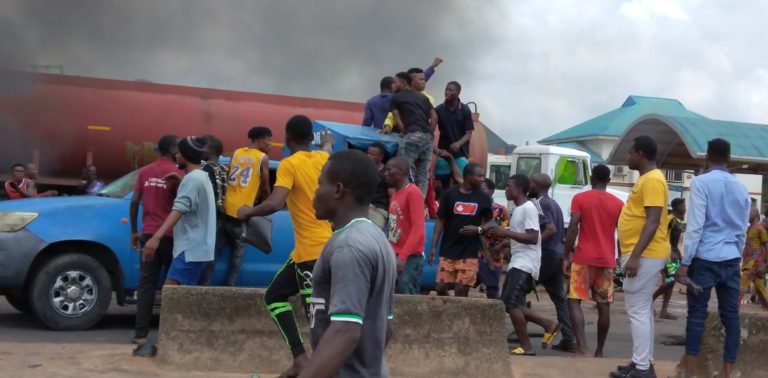 Angry protesters hijack, vandalise Air Force Vehicle in Benin