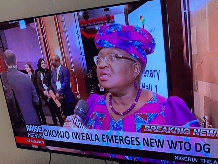 Breaking - Okonjo-Iweala Finally Emerges WTO DG