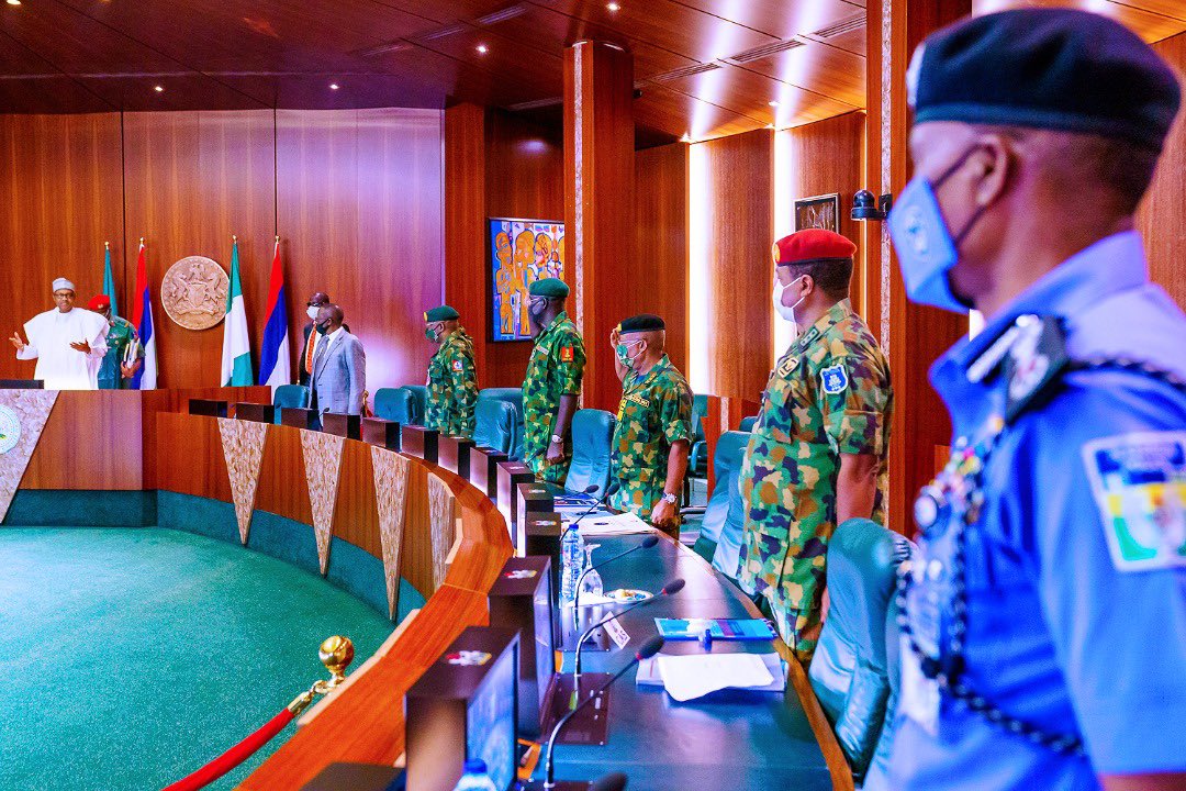 Buhari Holds National Security Meeting Amid #EndSARS Protests