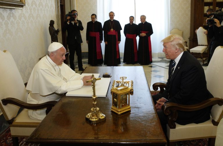 President Trump Replies Pope Francis On Christian Remark