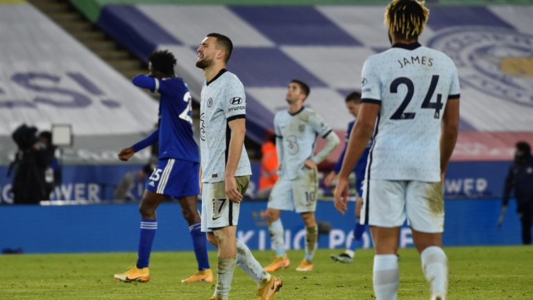 Leicester Punish Lacklustre Chelsea To Go Top