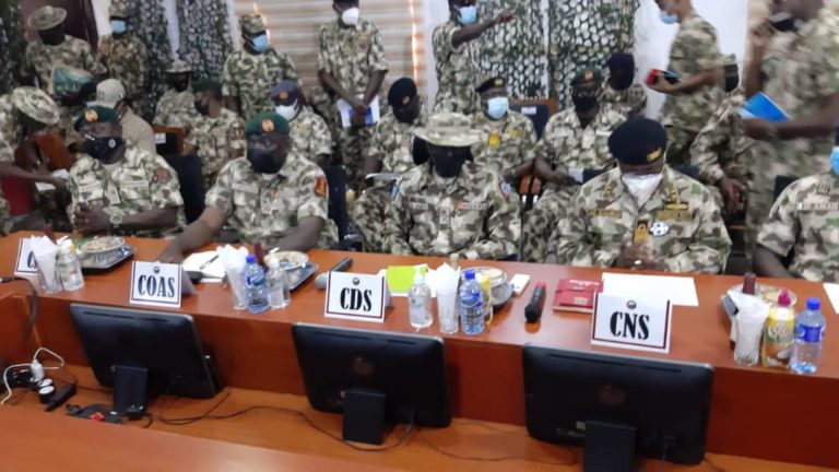 War On Insurgency New Service Chiefs Arrive Maiduguri