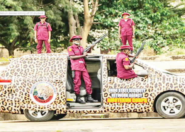 Amotekun Busts Terrorist Group Stockpiling Arms In Ondo