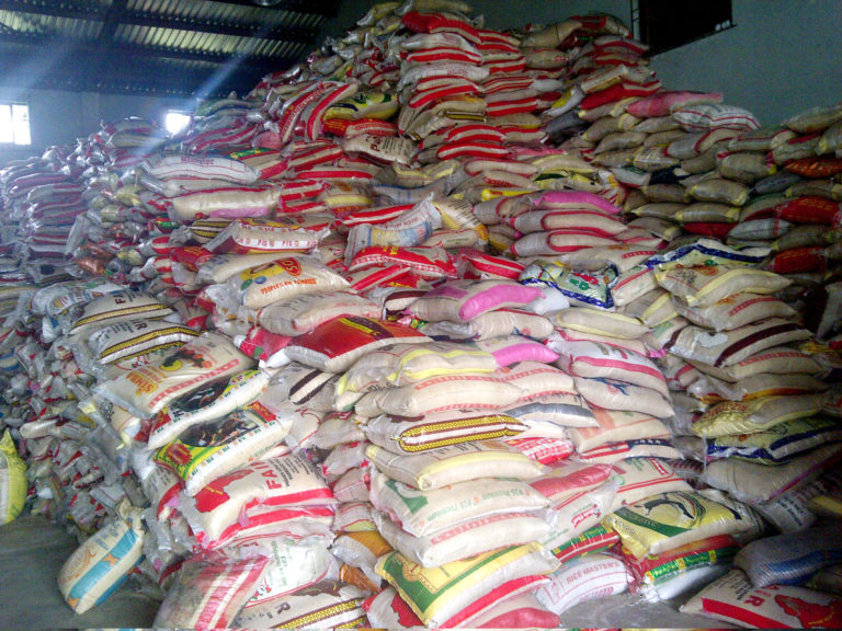 Customs Impounds 1,930 Bags Of Rice At Warehouses