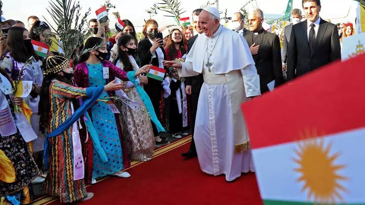 Pope Francis Visits Iraqi Christians Who Suffered Under IS