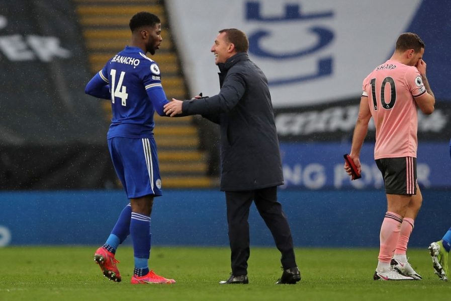 Rodgers Full Of Praises For Iheanacho After Hat-Trick Heroics