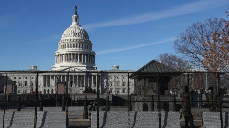 US Senate Amidst Tight Security After New Extremist Threat