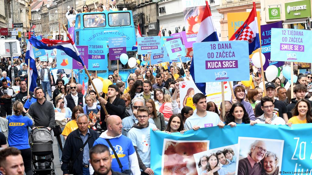 Thousands Rally Against Abortion In Croatia