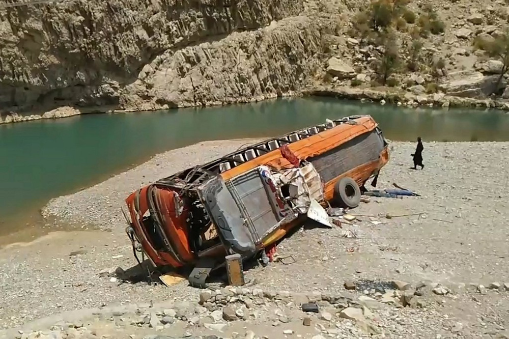 18 Pilgrims Killed As Bus Plunges Into Ravine In Pakistan