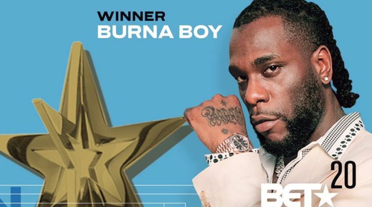BET Award Burnaboy Wins Best International Act