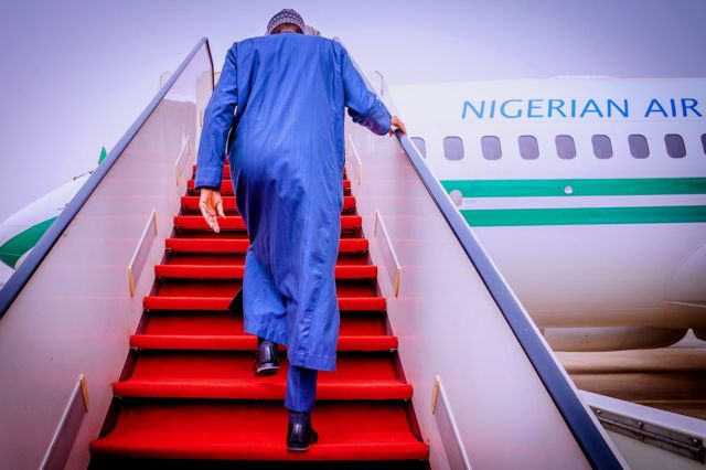 Buhari Jets Out To London Again For Medical Trip