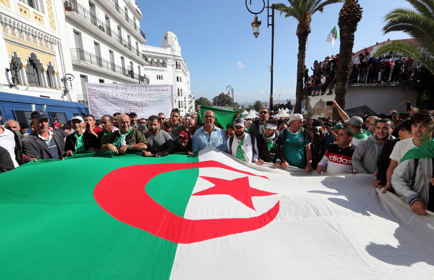 Police Seal Algeria Capital On Election Eve, Arrest Protesters