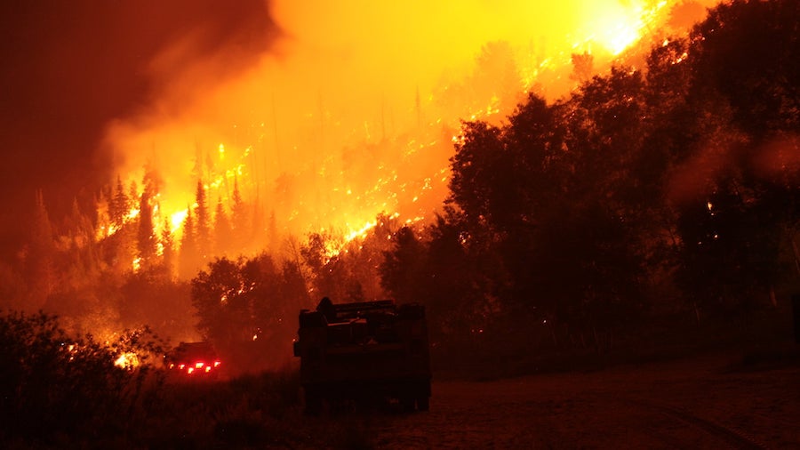 Heatwave Record Village Extremely Burned In Wildfire